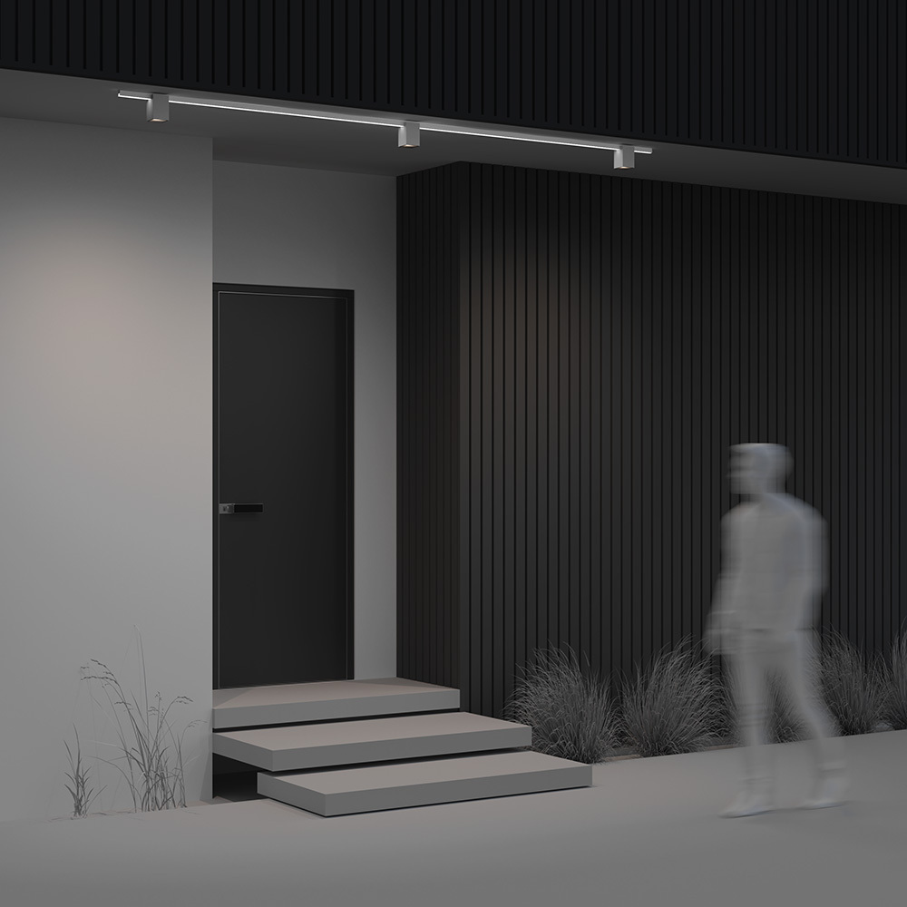 Уличный трековый светильник Maytoni Alfa Elasity IP O-TR01-3-S-16WW3K в #REGION_NAME_DECLINE_PP#