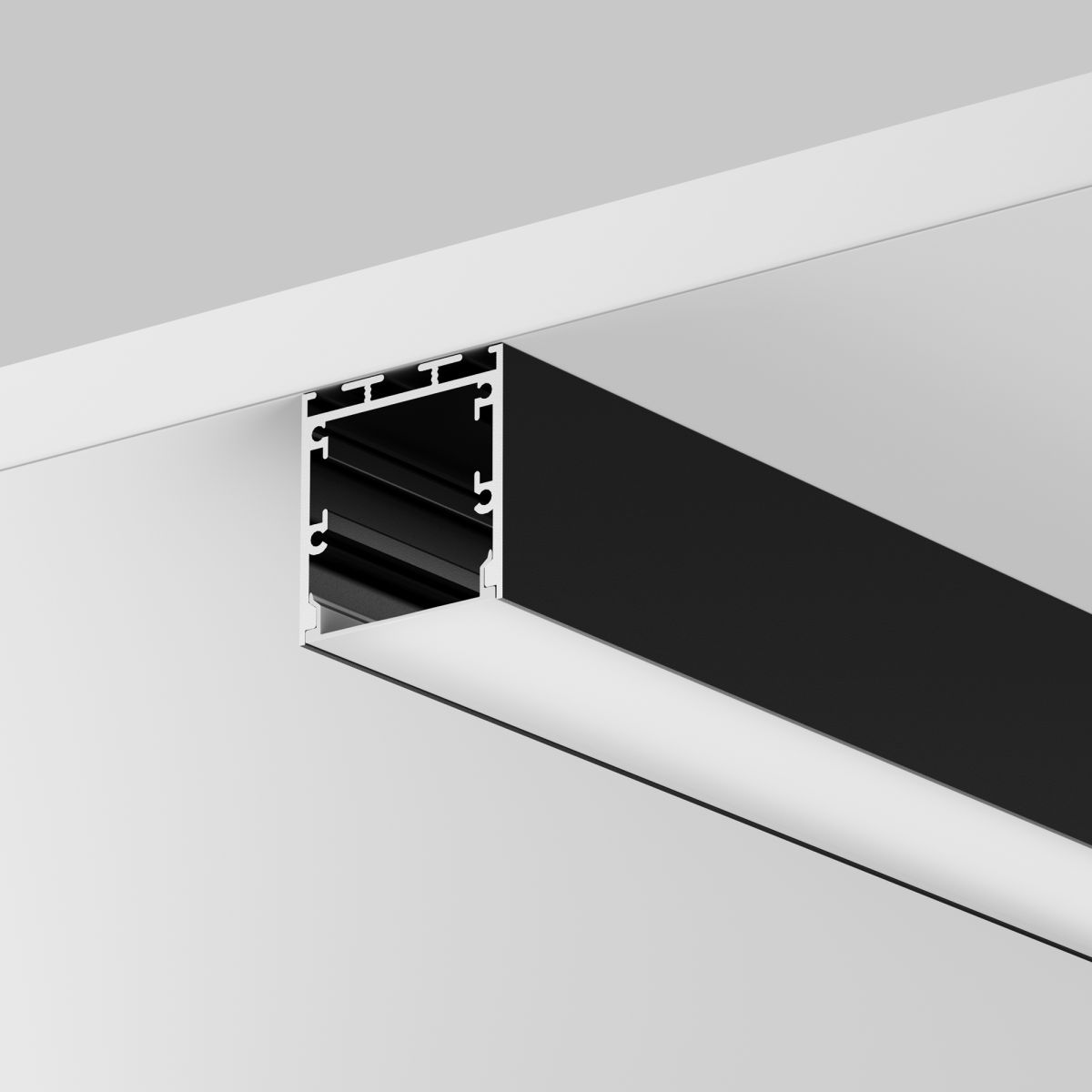 Алюминиевый профиль накладной-подвесной Maytoni Led Strip ALM-3535BT-B-3M 633004 в Санкт-Петербурге
