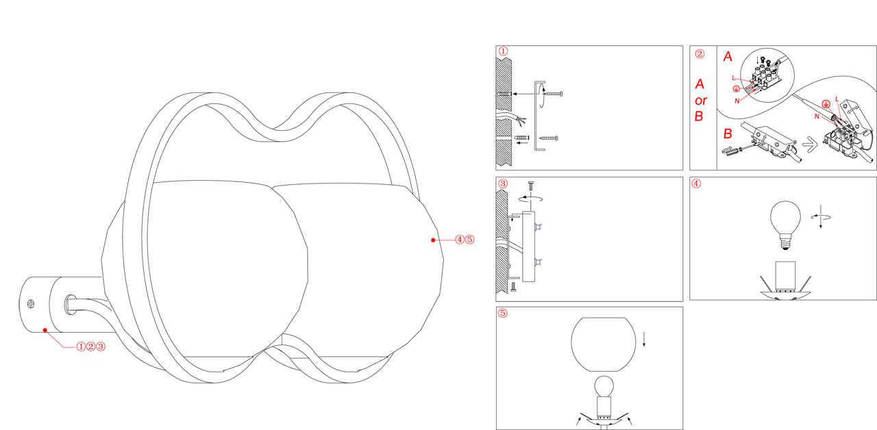 Бра Odeon Light Bani 2540/2W в Санкт-Петербурге