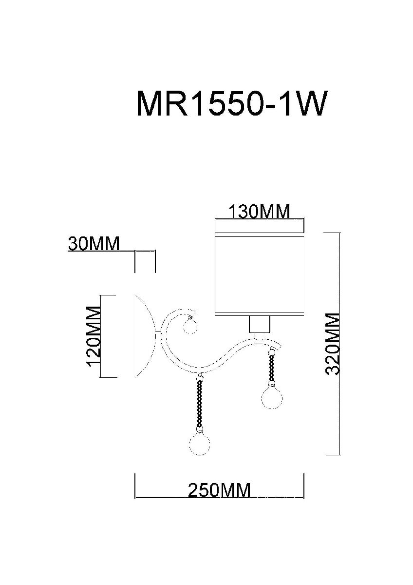 Бра MyFar Dante MR1550-1W в Санкт-Петербурге