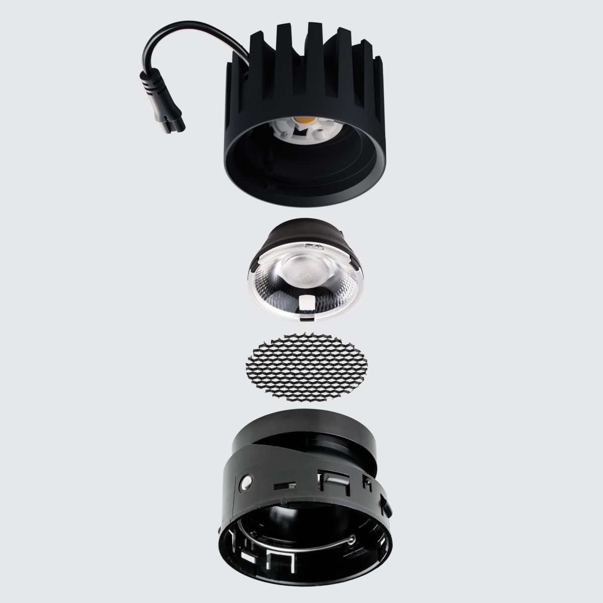 Модуль профессиональный светодиодный 12W 4000K в сборе с суппортом с углом наклона до 30° Lightstar Stella Pro 075084 в Санкт-Петербурге