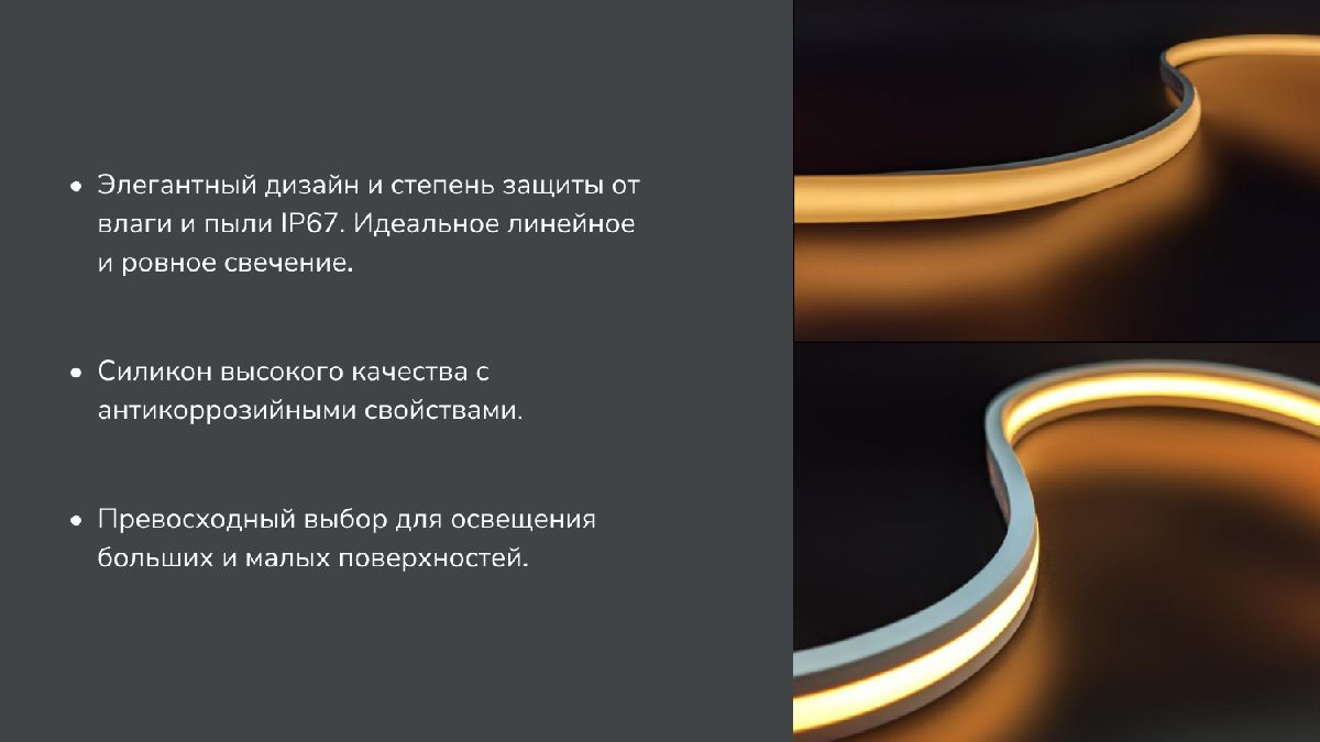 Светодиодная лента SWG Pro COB, 480 LED/м, 10 Вт/м, 24В, IP67 SWG-COB480-24-10-WW-67 00-00032311 в #REGION_NAME_DECLINE_PP#