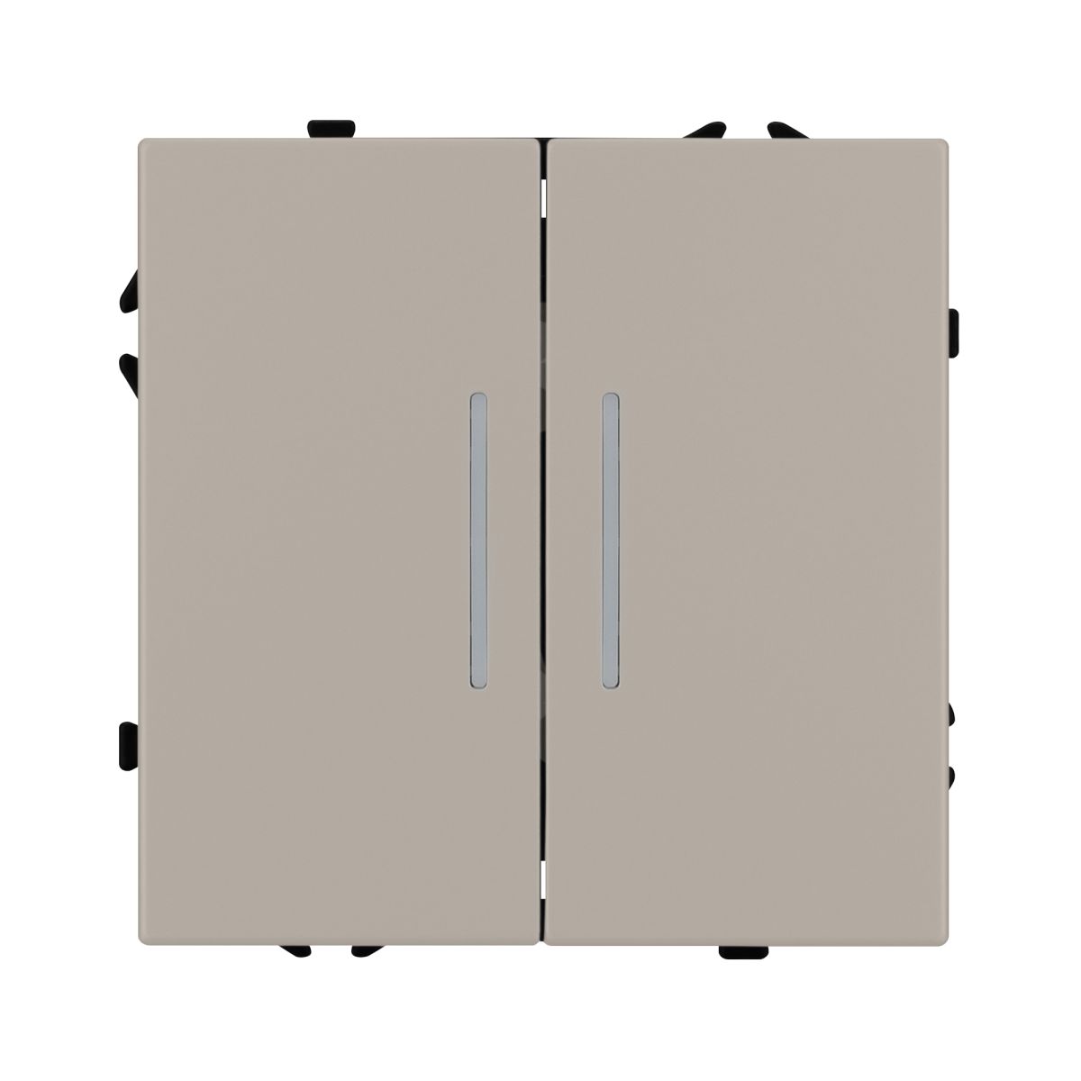 Механизм выключателя двухклавишный проходной Arlight LED SWT-NOBE-MKP2-SFPL-L-CA (230V, 10A) 059421 в #REGION_NAME_DECLINE_PP#