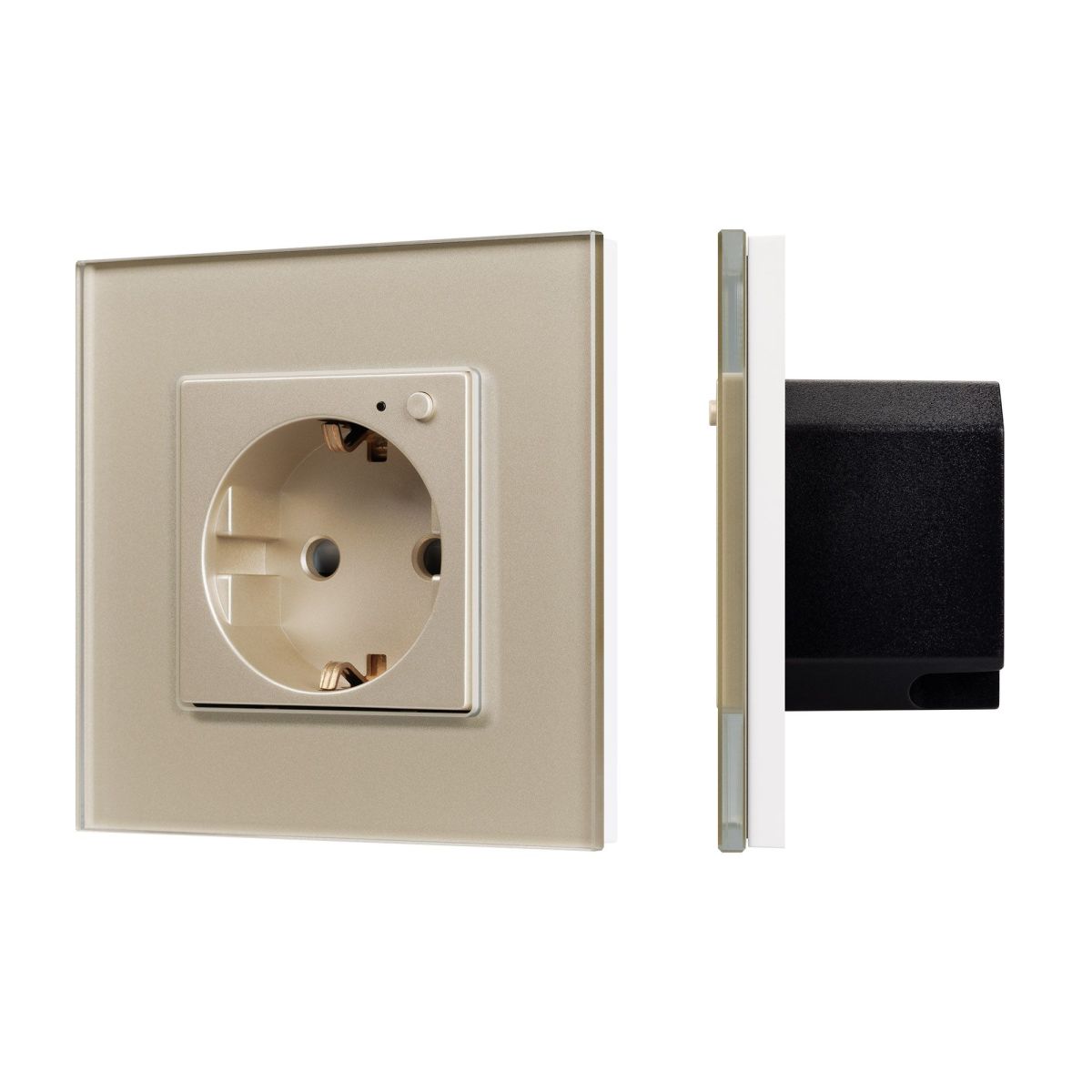 Розетка электрическая с Zigbee управлением Arlight SCT-OMALI-EUZB1-PL-GD (240V, 16A, Zigbee) 050218 в Санкт-Петербурге