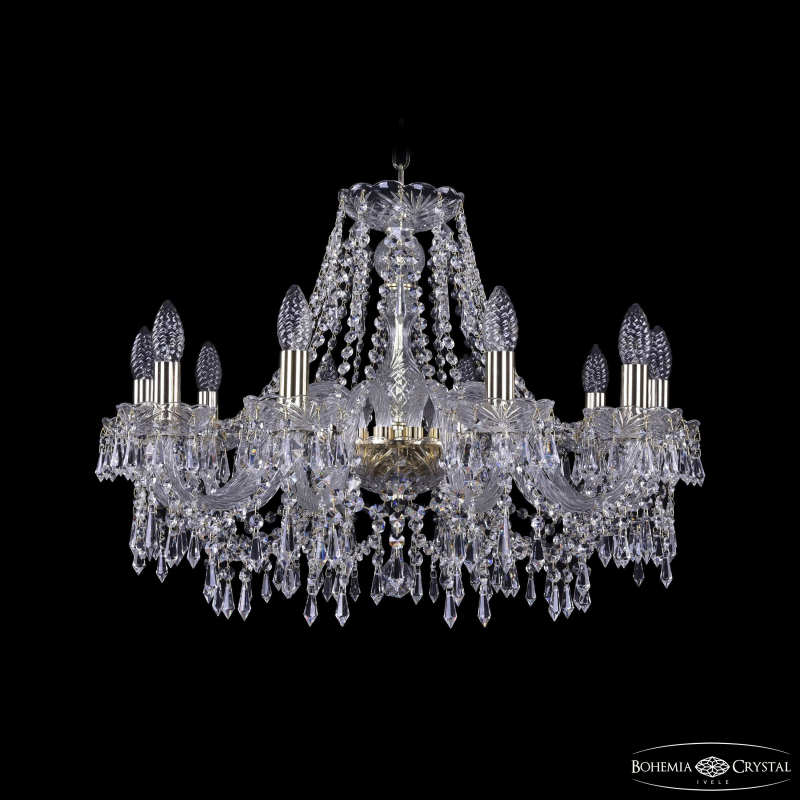 Подвесная люстра Bohemia Ivele Crystal 1403/10/240 G в Санкт-Петербурге