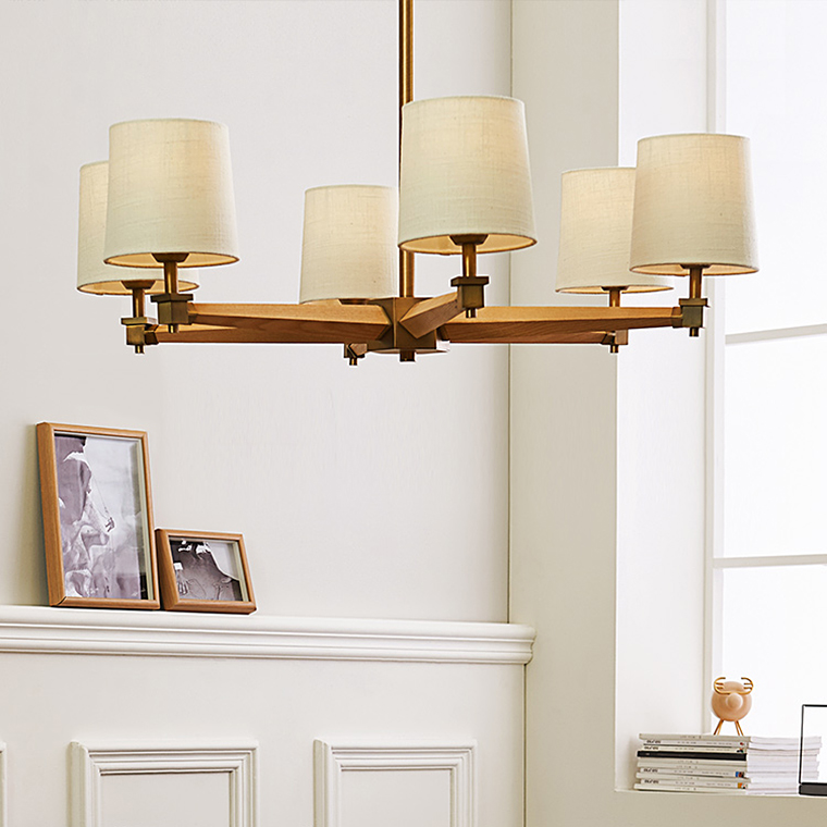 Люстра на штанге ImperiumLoft Stavra Jorgenson White/Light Wood 203575-26 в Санкт-Петербурге
