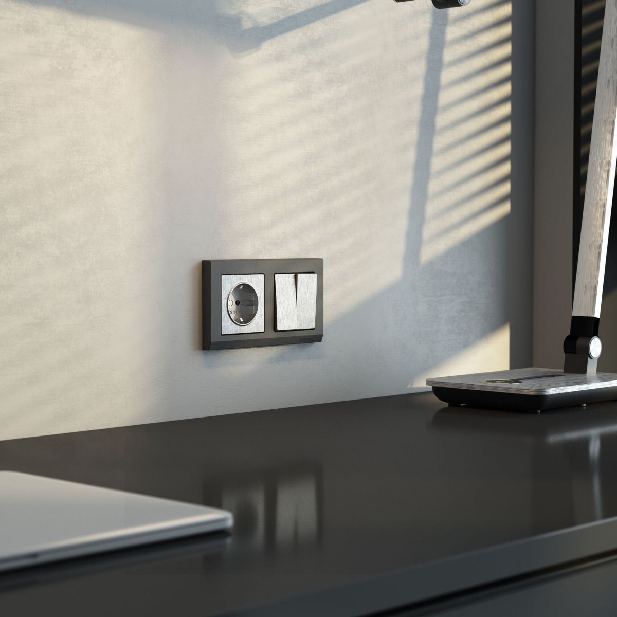 Выключатель двухклавишный Werkel W1120009 4690389157592 a050901 в Санкт-Петербурге