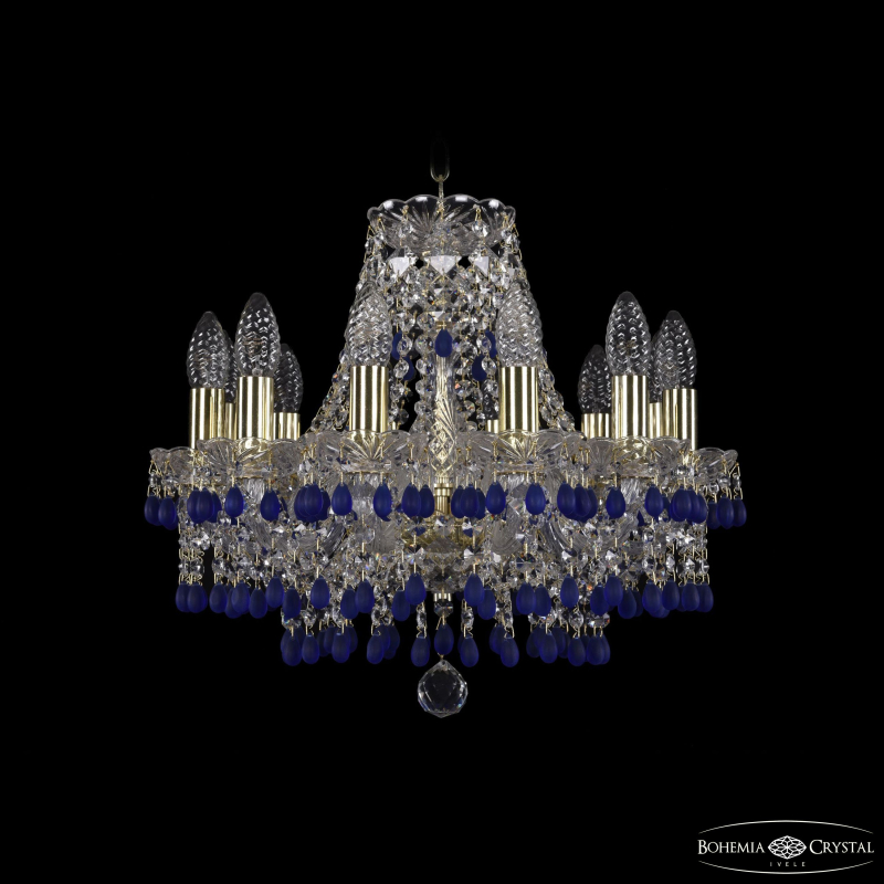 Подвесная люстра Bohemia Ivele Crystal 1410/12/141 G V3001 в Санкт-Петербурге