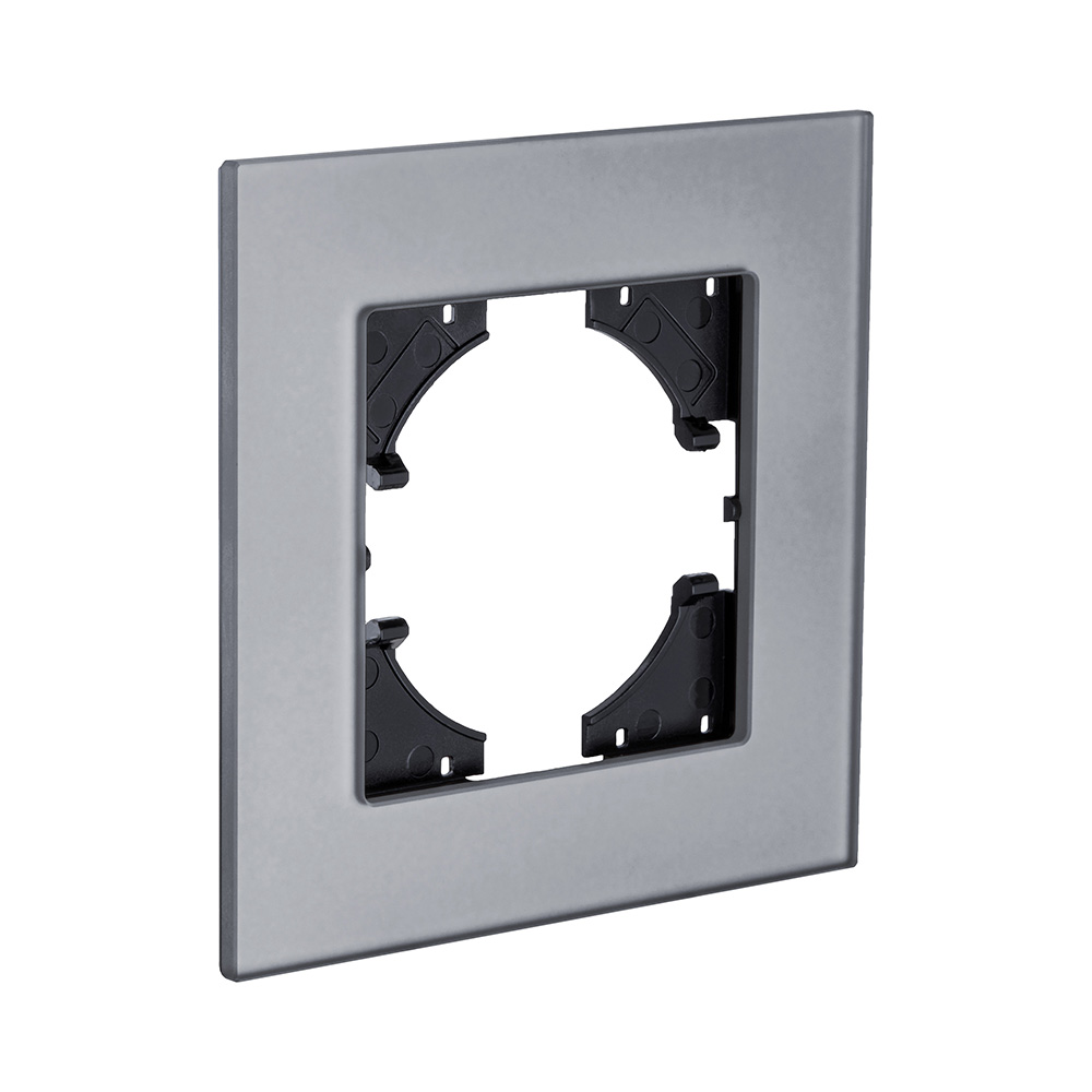 Рамка 1-постовая, стекло серый Kollinger Reflex MG RM1GY в #REGION_NAME_DECLINE_PP#