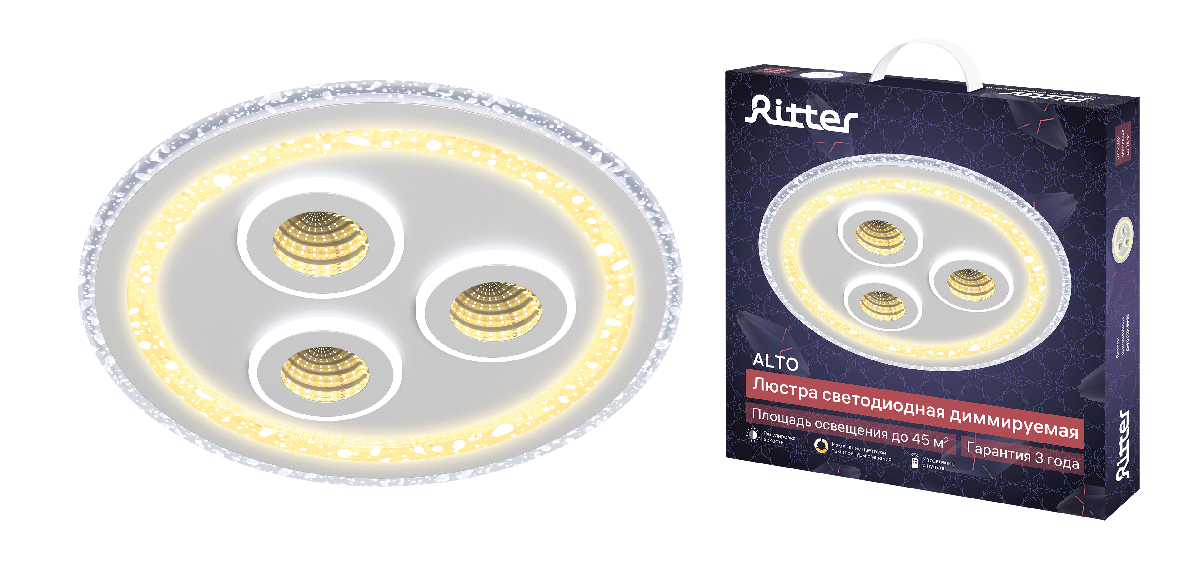 Потолочная люстра Ritter Alto 52307 3 в Санкт-Петербурге