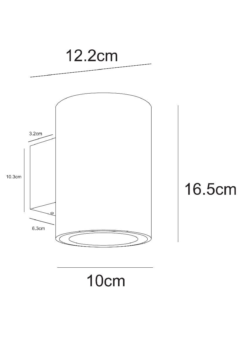 Уличный настенный светильник Arte Lamp Torcular A1813AL-2BK в Санкт-Петербурге