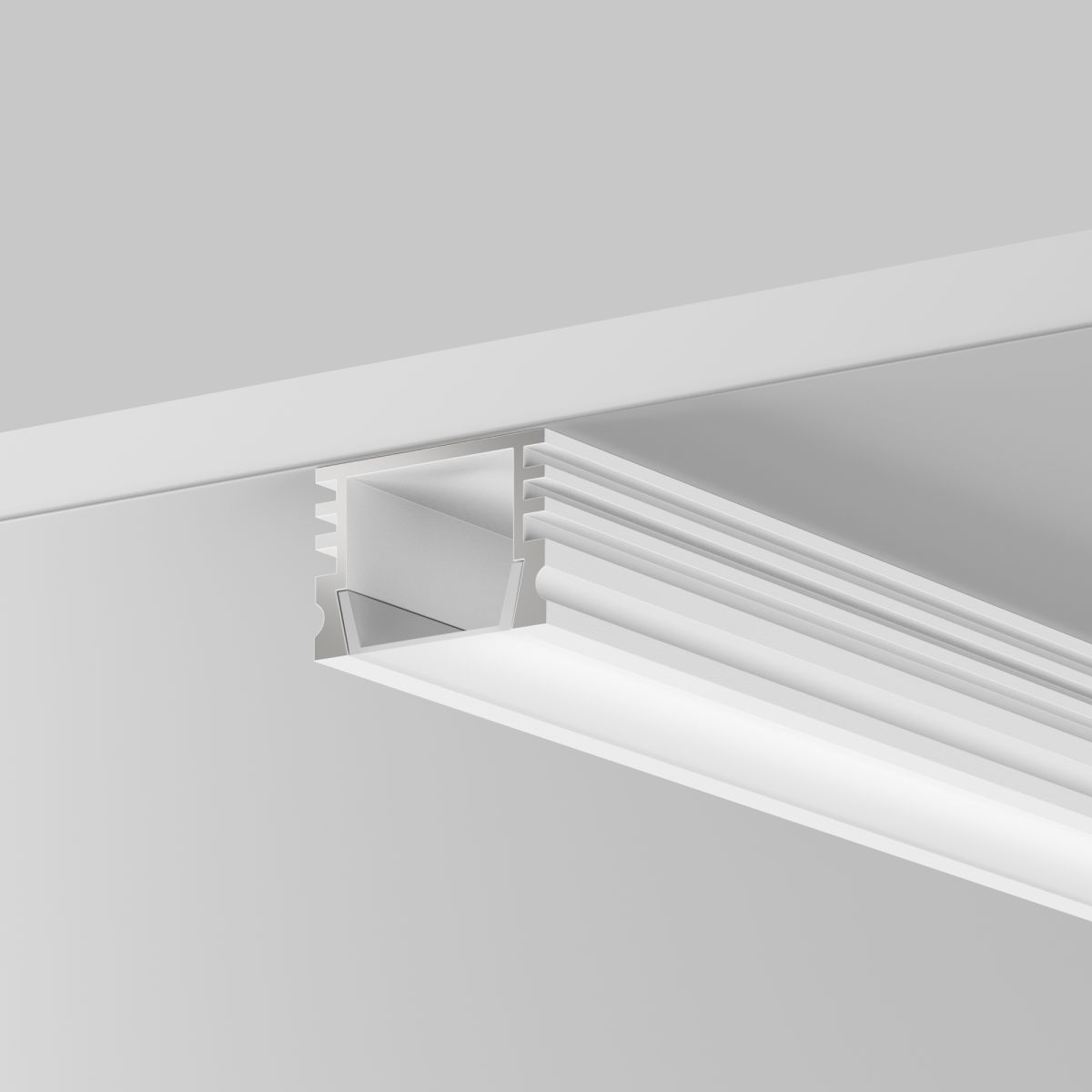Алюминиевый профиль накладной 16x12 Maytoni Led Strip ALM-005-W-2M 631006 в Санкт-Петербурге