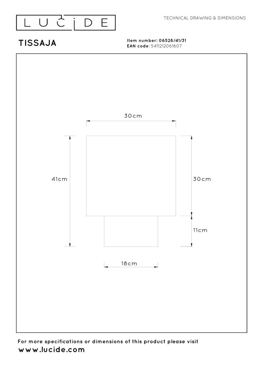 Настольная лампа Lucide Tissaja 06528/41/31 в #REGION_NAME_DECLINE_PP#