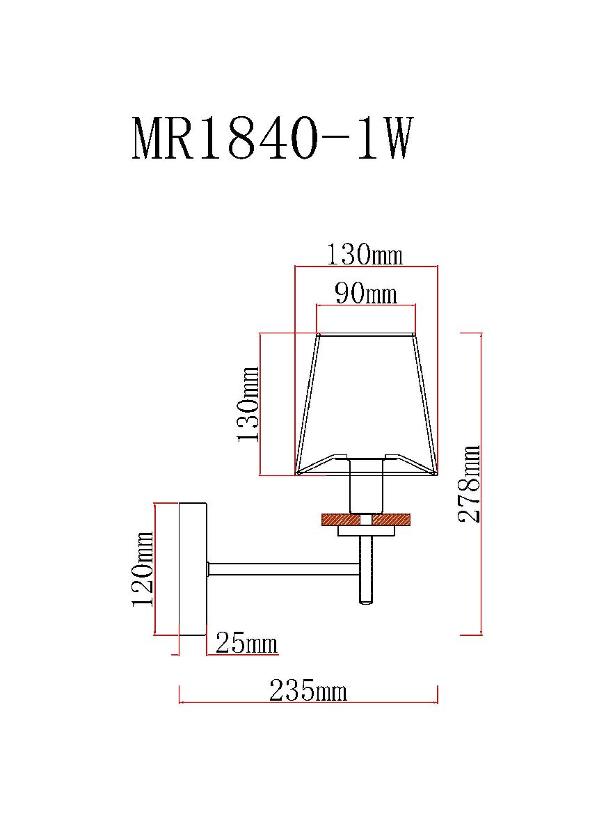 Бра MyFar Daniel MR1840-1W в Санкт-Петербурге