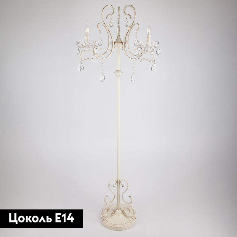 Торшер Eurosvet Etna 12205/3F белый Strotskis в #REGION_NAME_DECLINE_PP#