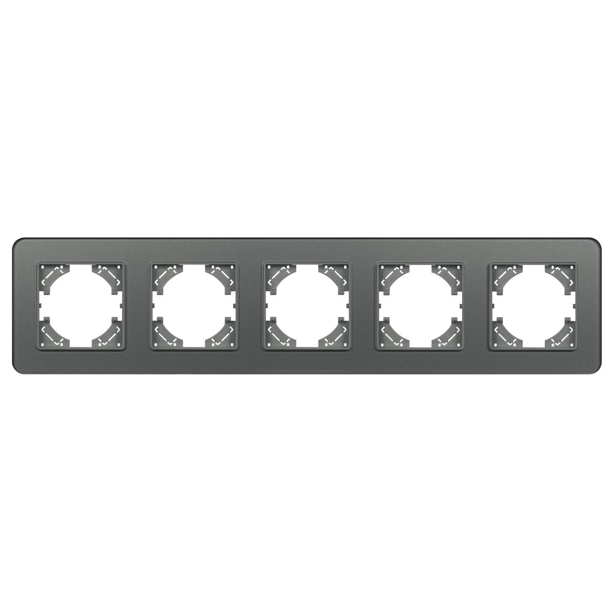 Рамка на 5 постов стеклянная Arlight FRM-OMALI-GS-5-GR 049706 в Санкт-Петербурге