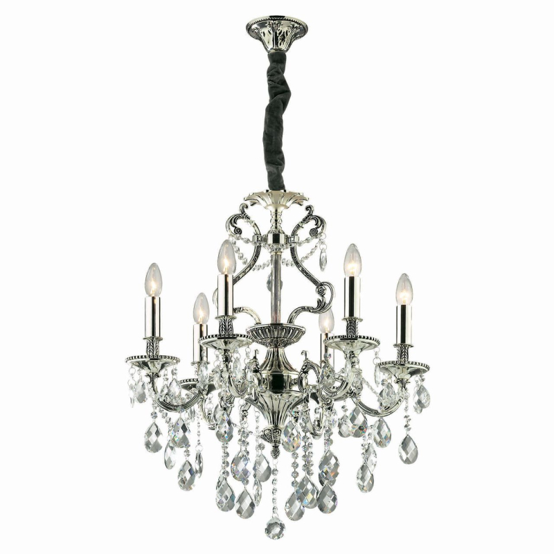 Подвесная люстра Ideal Lux Gioconda SP6 Argento 044927 в #REGION_NAME_DECLINE_PP#