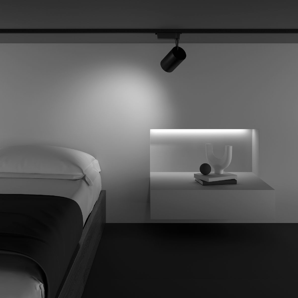 Трековый светильник Maytoni Technical Vuoro TR003-1-26W4K-W-B в Санкт-Петербурге