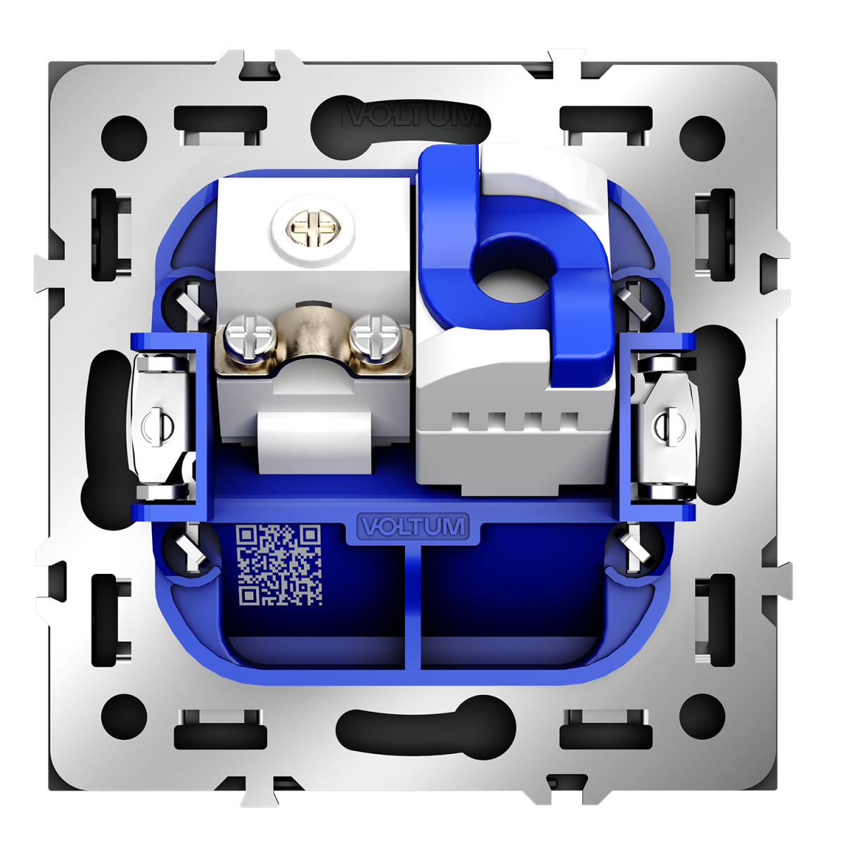 Розетка телевизионная встраиваемая Voltum S70 TV+RJ45 кат. 6, (черный матовый) VLS060708 в Санкт-Петербурге