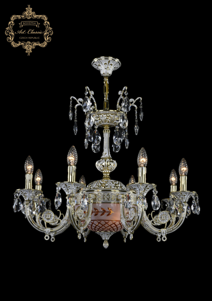 Подвесная люстра Art Classic 31.12.8.KR175SP.250IT.GW.Sp.Amber.White.1B в Санкт-Петербурге