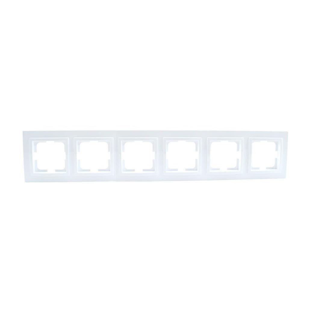 Рамка на 6 постов Mono Electric Despina жемчуг 102-250000-166 в Санкт-Петербурге
