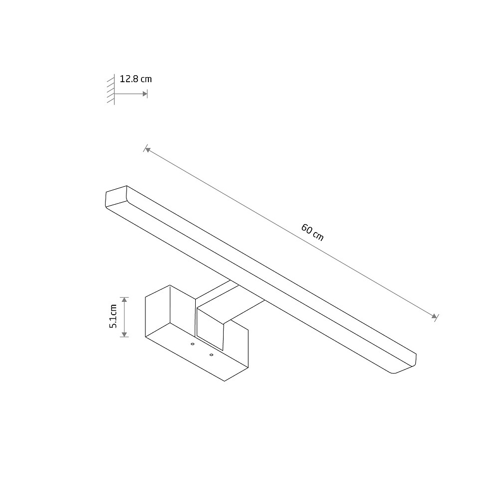 Подсветка для зеркал Nowodvorski Cezanne Led M Chrome 10666 в Санкт-Петербурге