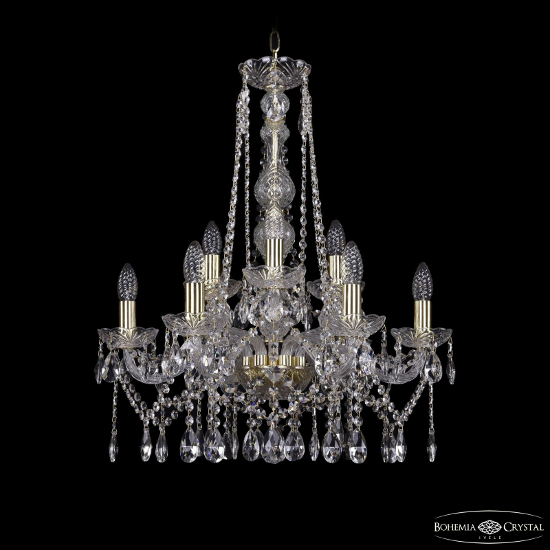 Подвесная люстра Bohemia Ivele Crystal 1413/6+3/200/h-66 G в #REGION_NAME_DECLINE_PP#