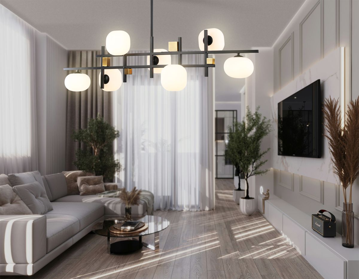 Люстра на штанге Ambrella Light High Light Modern LH51017 в Санкт-Петербурге