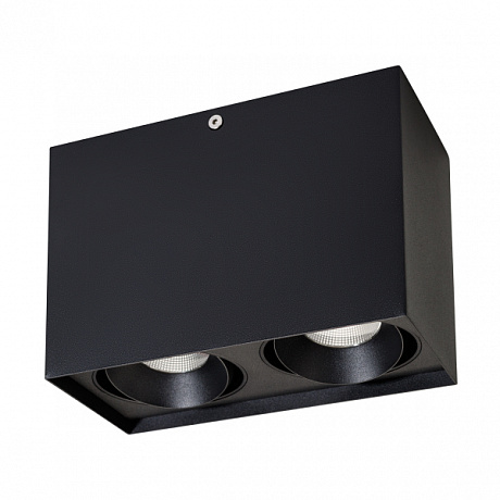 Потолочный светодиодный светильник Arlight SP-Cubus-S100x200BK-2x11W Warm White 40deg 023085(1) в Санкт-Петербурге