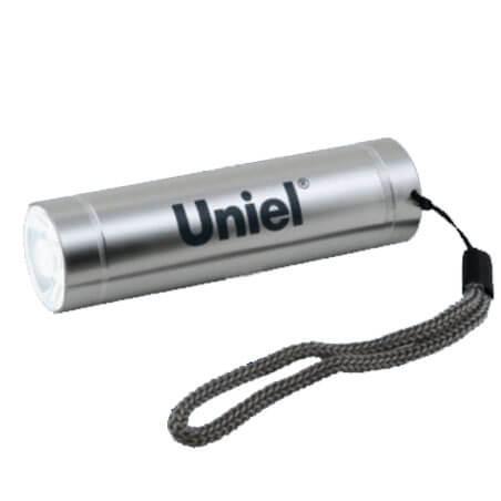 Карманный светодиодный фонарь (UL-00000191) Uniel от батареек 88х24 50 лм S-LD043-B Silver в Санкт-Петербурге