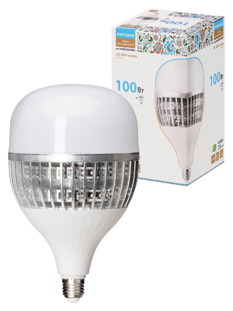 Лампа светодиодная TDM Electric Народная E27 100W 6500K матовая SQ0340-1588 в Санкт-Петербурге