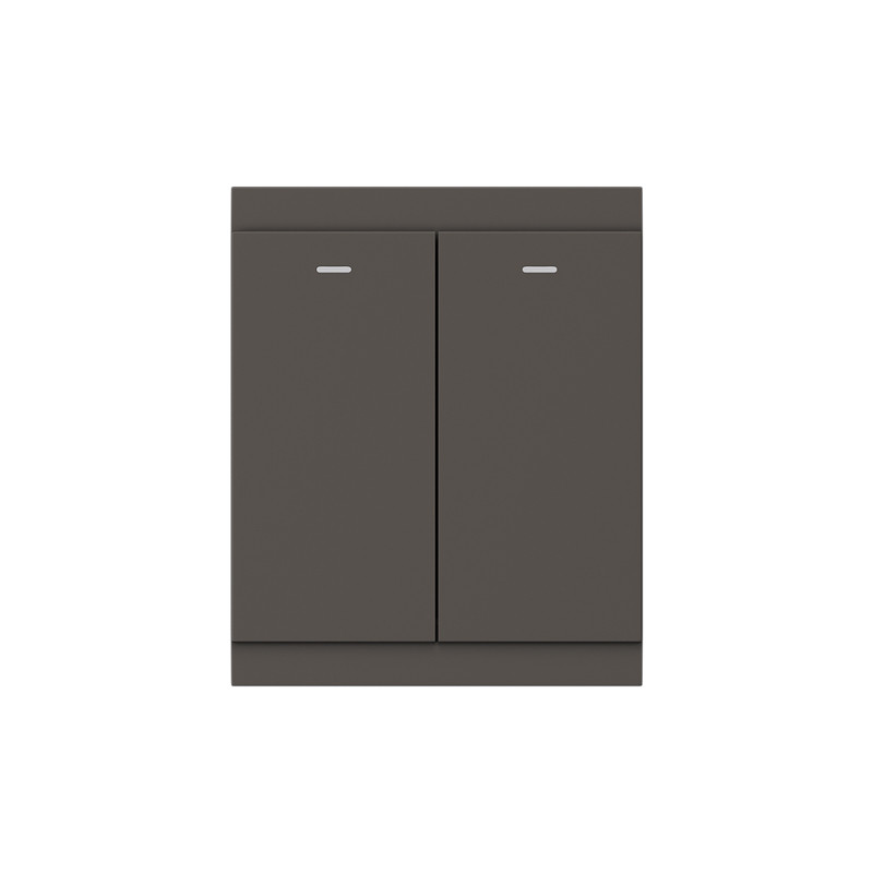 Выключатель SETE 2 кл с подсветкой 10А с/у графит IP20/IP44 KRANZ KR-79-0715-3 в Санкт-Петербурге