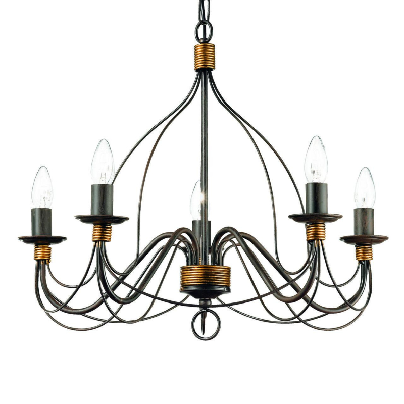 Подвесная люстра Ideal Lux Corte SP5 Ruggine 057187 в Санкт-Петербурге