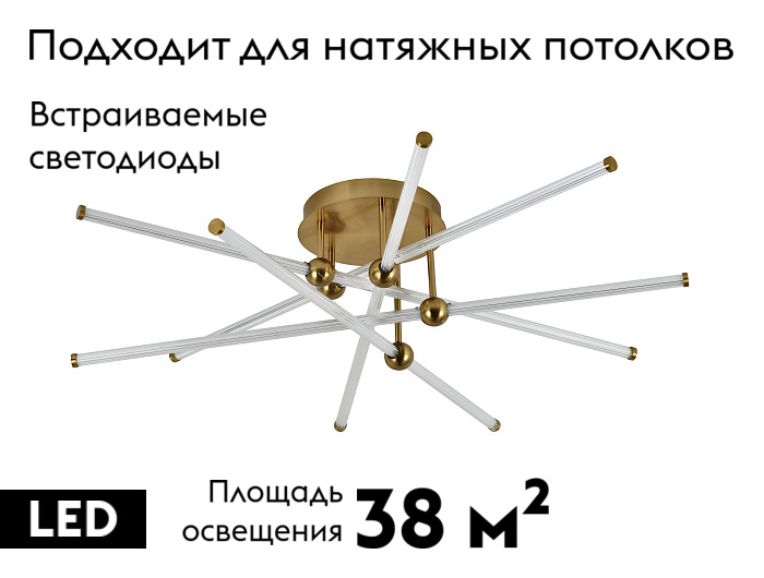 Потолочная люстра Zortes Astra ZRS.57783.10 в Санкт-Петербурге