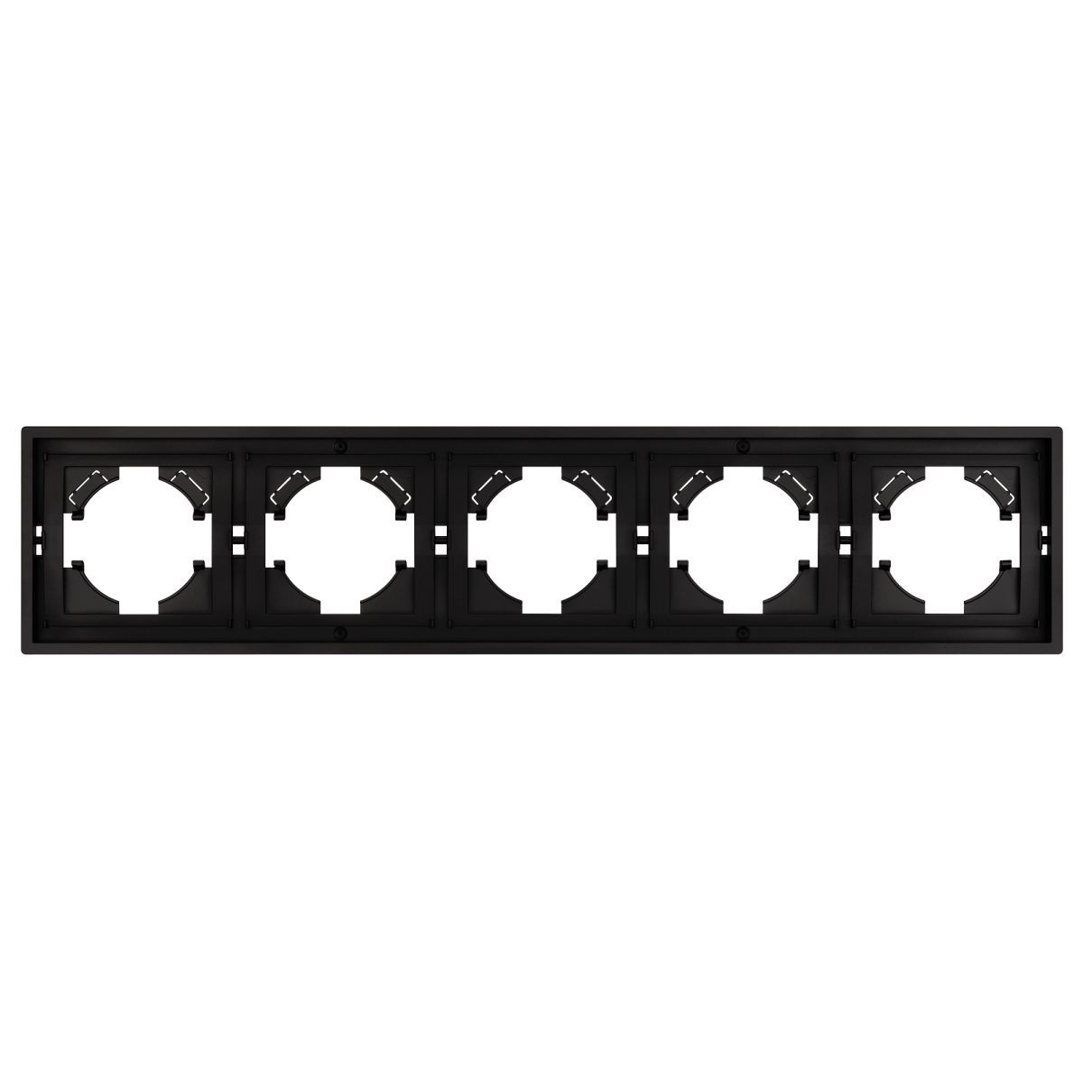 Рамка пластиковая на 5 постов Arlight FRM-TENDO-PL-5-BK 053852 в Санкт-Петербурге