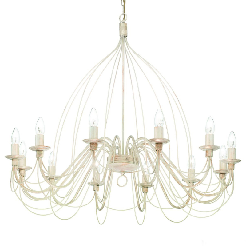 Подвесная люстра Ideal Lux Corte SP12 Bianco Antico 097664 в Санкт-Петербурге