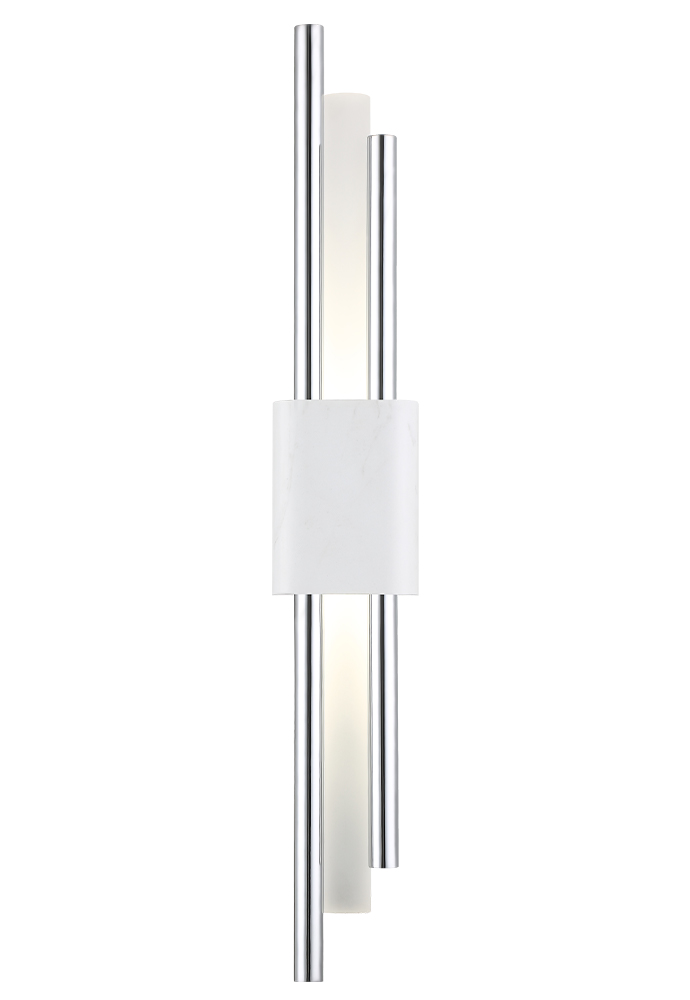 Настенный светильник Crystal Lux CARTA AP6W LED WHITE/CHROME в Санкт-Петербурге