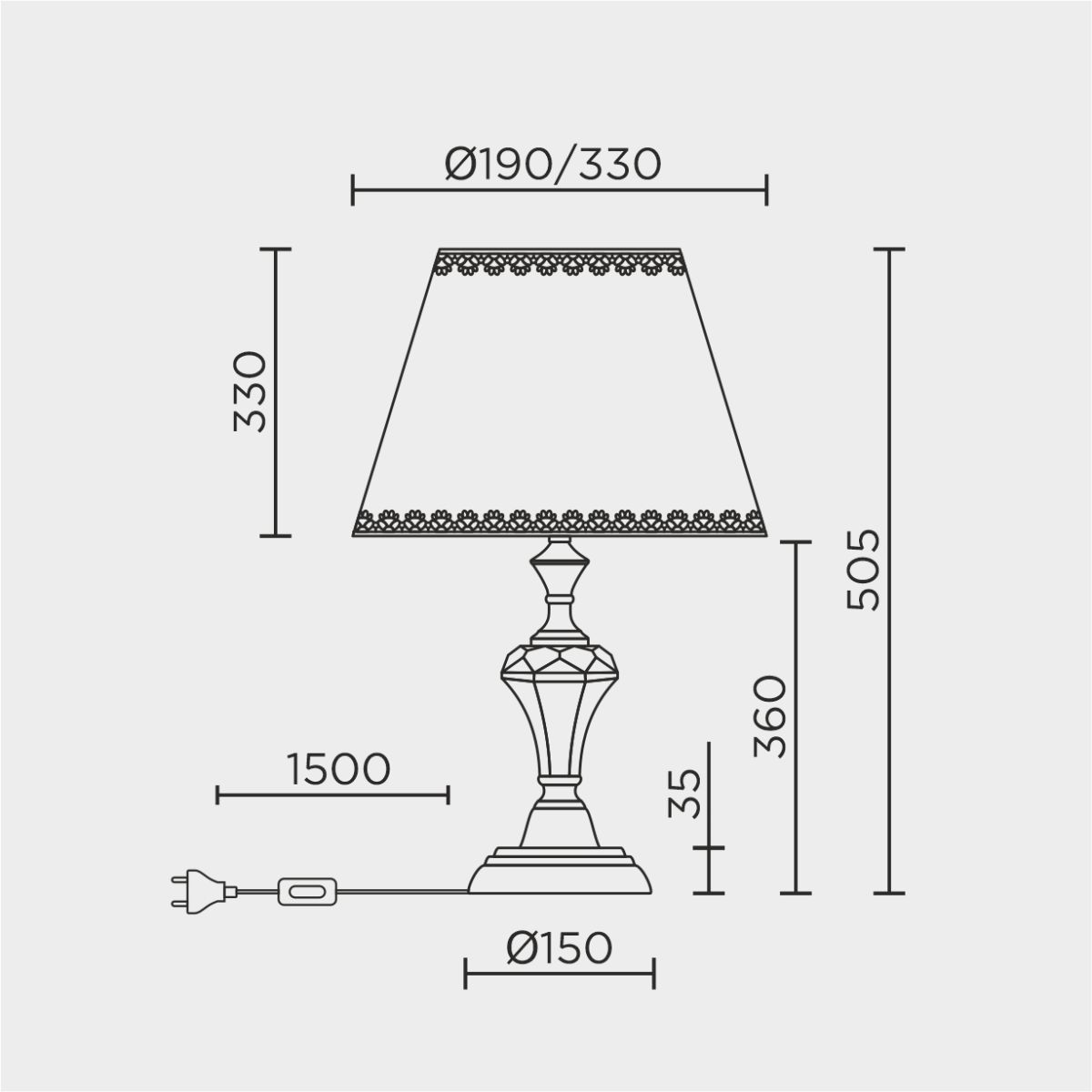 Настольная лампа LED4U L9916 GD в #REGION_NAME_DECLINE_PP#