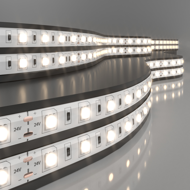 Светодиодная лента Elektrostandard 24V 14,4W 60Led 5050 IP65 теплый белый, 5м 4690389167737 в Санкт-Петербурге