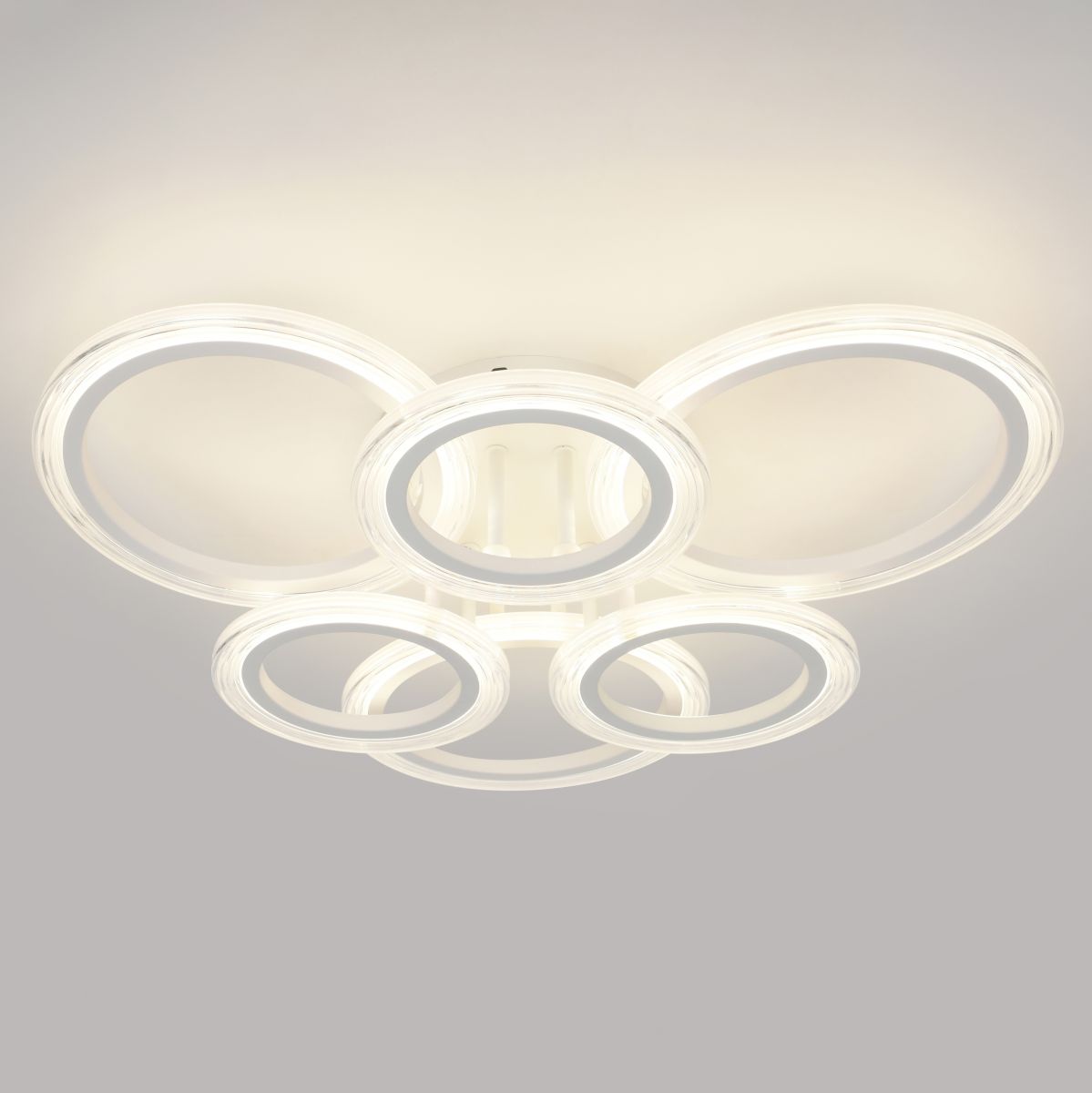 Потолочный светильник Эра Модерн Ring CLL-1-90W 3K-6,5K RC WH в Санкт-Петербурге