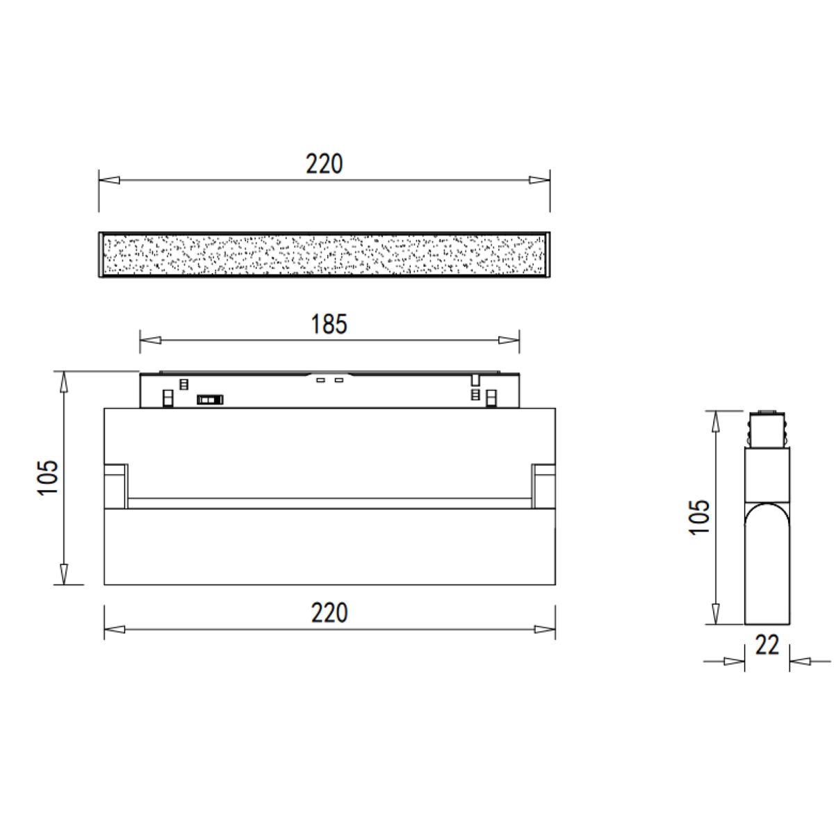 Трековый светильник Donolux Line DL20294NW12WDIM в Санкт-Петербурге
