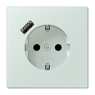 Розетка 2K+З USB Typ A Jung LC1520-18A215 в Санкт-Петербурге