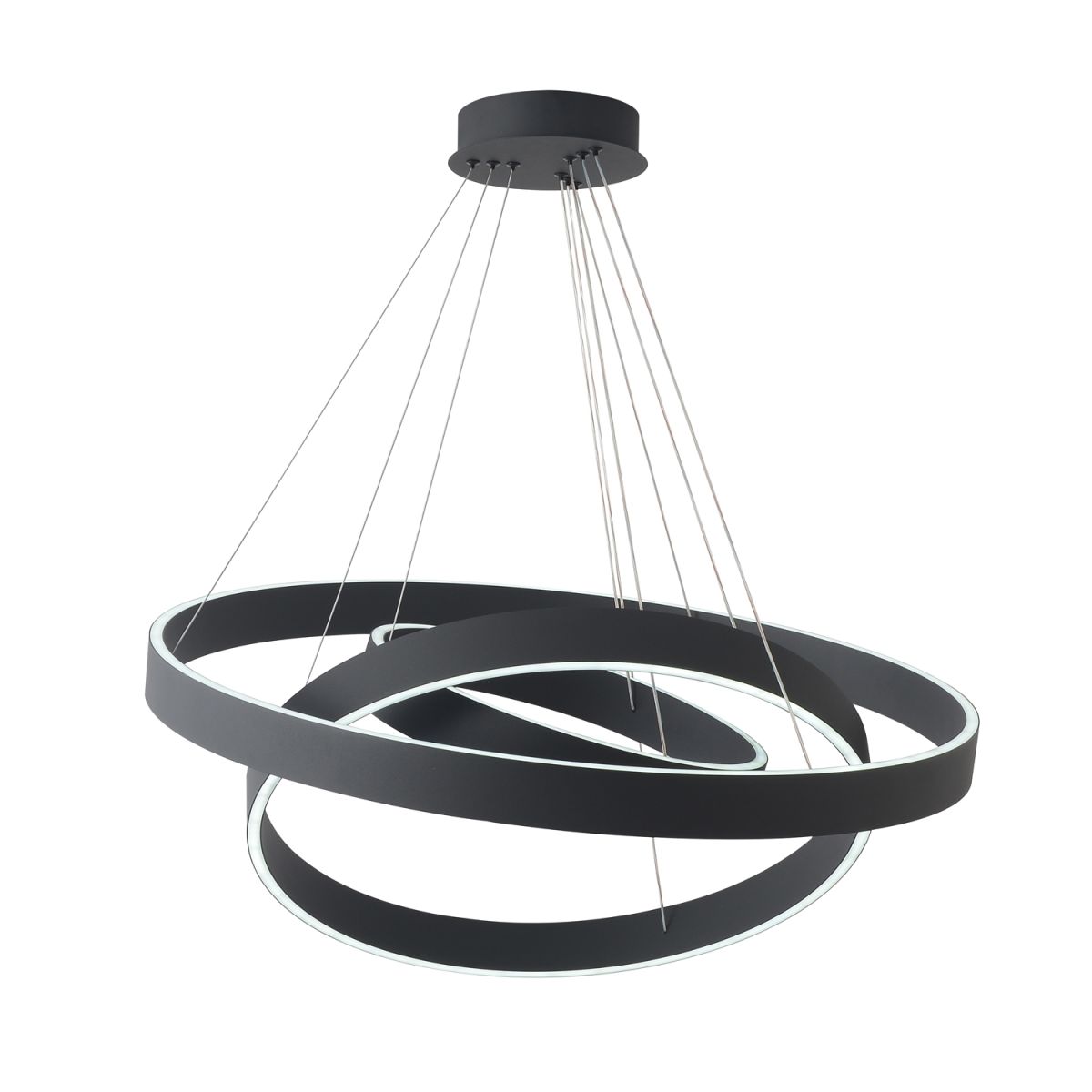 Подвесная люстра Crystal Lux TRON SP158W LED BLACK в Санкт-Петербурге