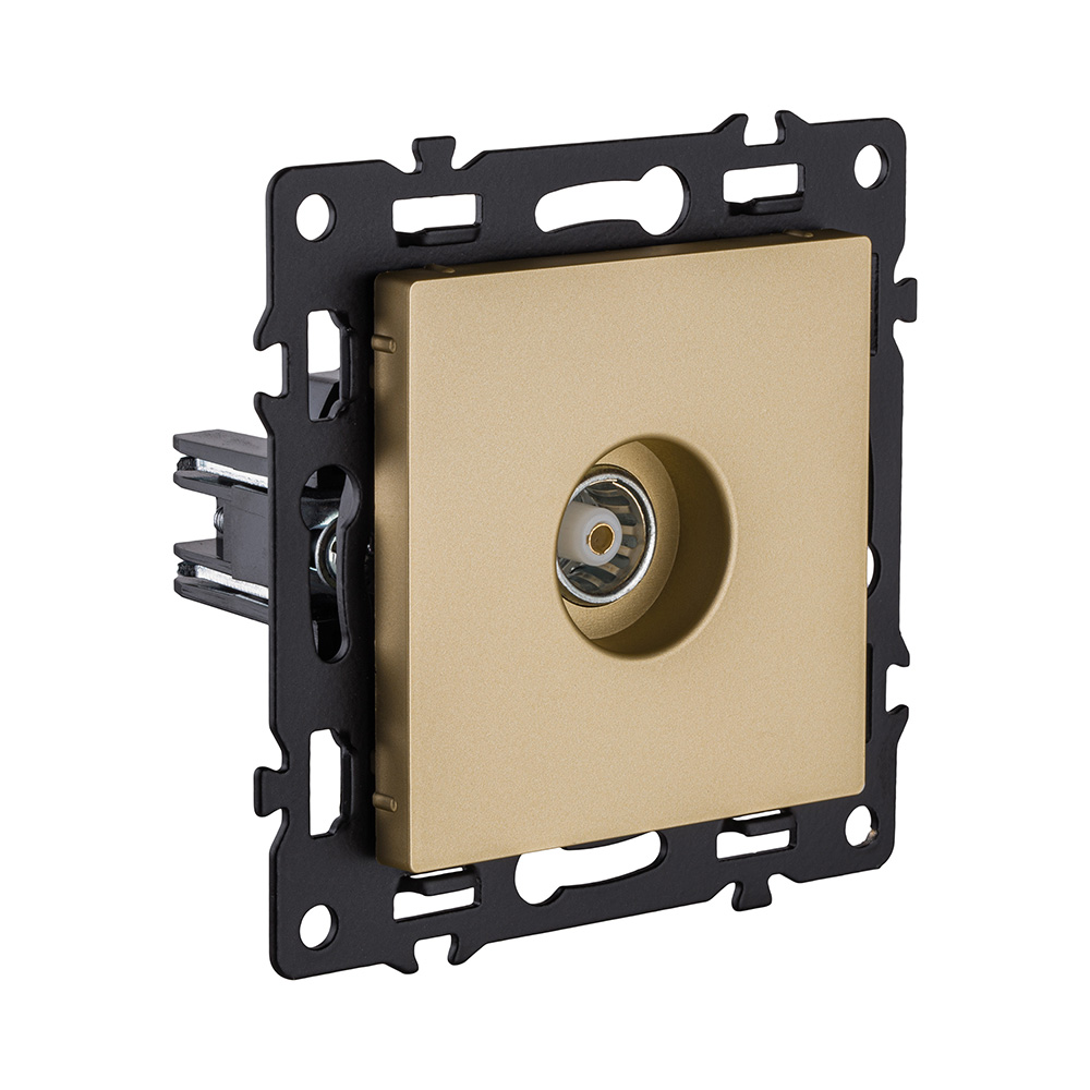 Розетка спутниковая SAT, золотой Kollinger Asthetik AS-021GD в #REGION_NAME_DECLINE_PP#