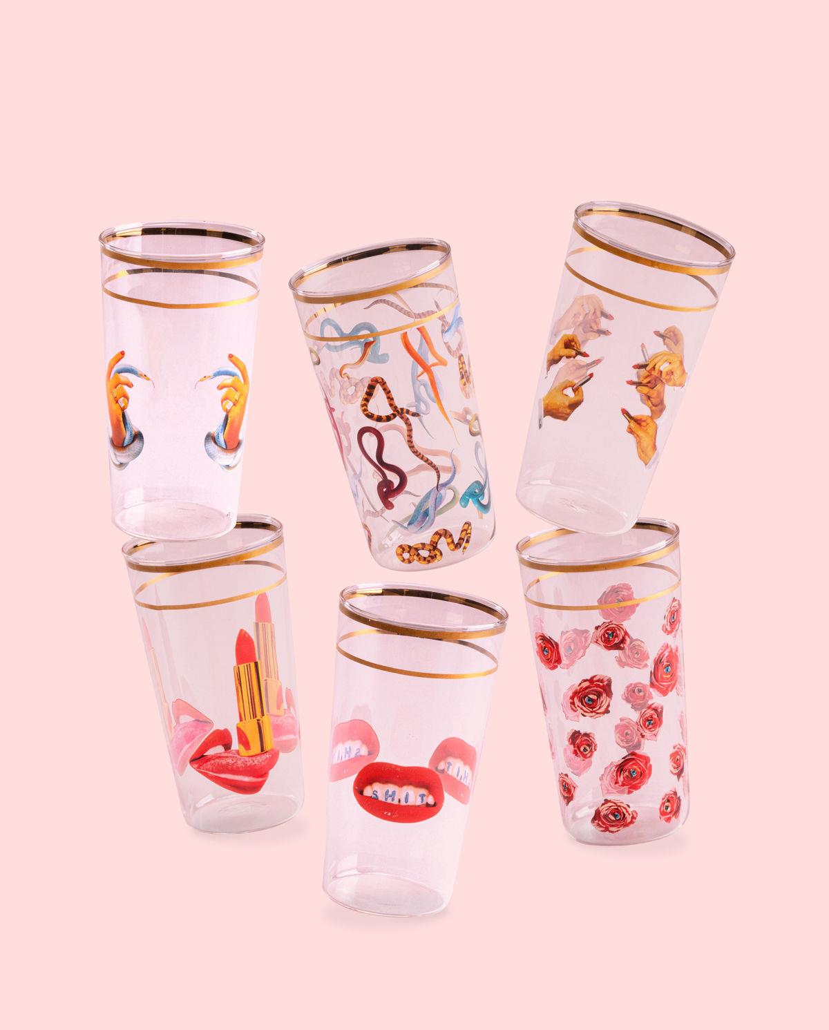 Стакан Snakes Seletti Toiletpaper Glass 15964 в Санкт-Петербурге