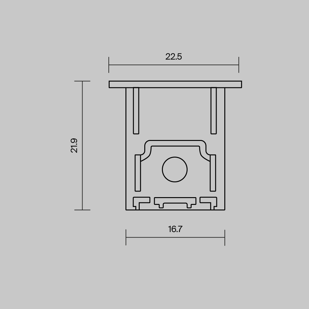 Комплект заглушек профиля 2шт Maytoni Led Strip 642051 в Санкт-Петербурге