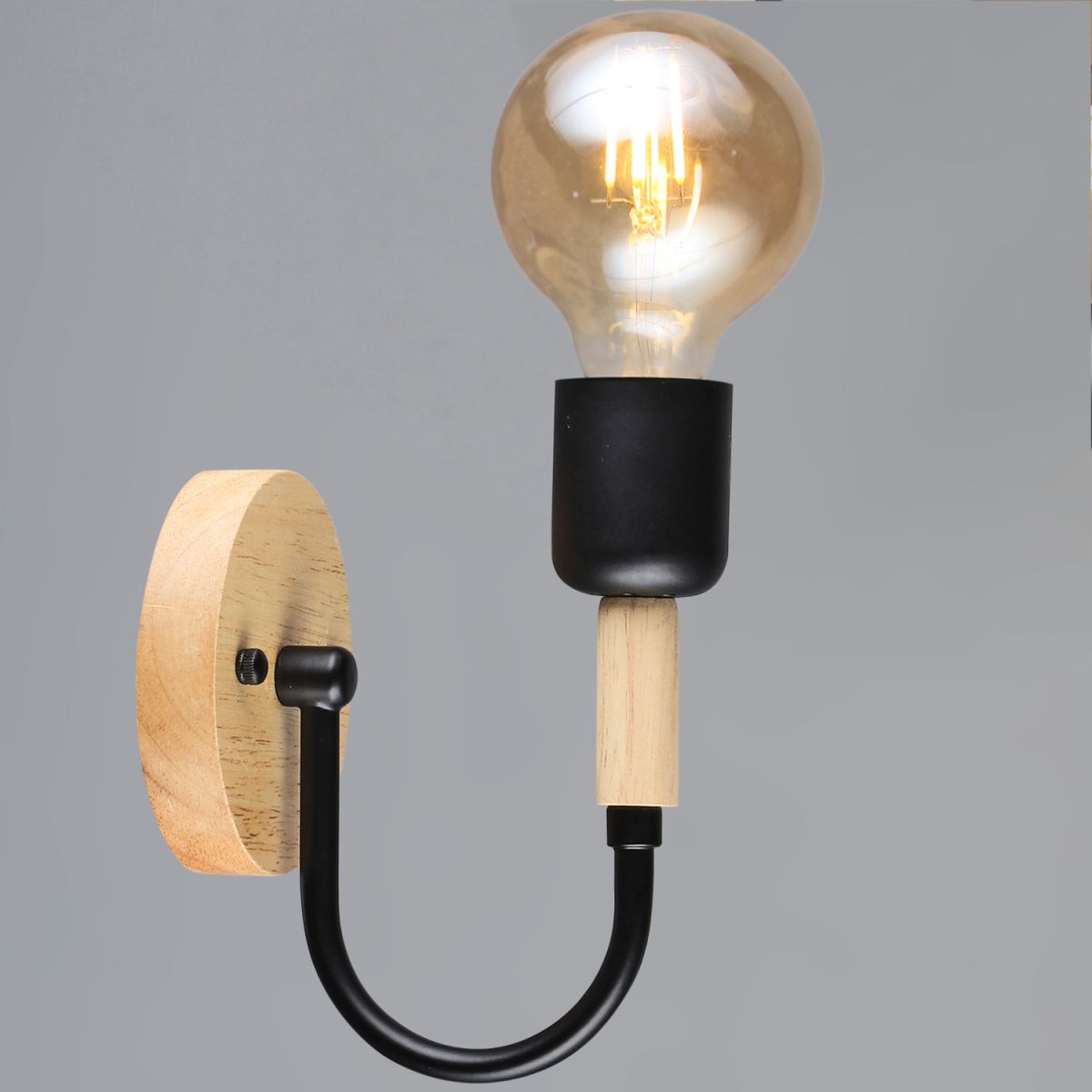 Бра Reluce 99960-0.2-01 BK+WOOD в Санкт-Петербурге