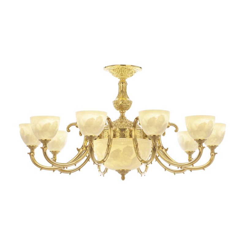 Подвесная люстра Bohemia Ivele Crystal Verona 72209P/10/300 G P1 U Angel в Санкт-Петербурге