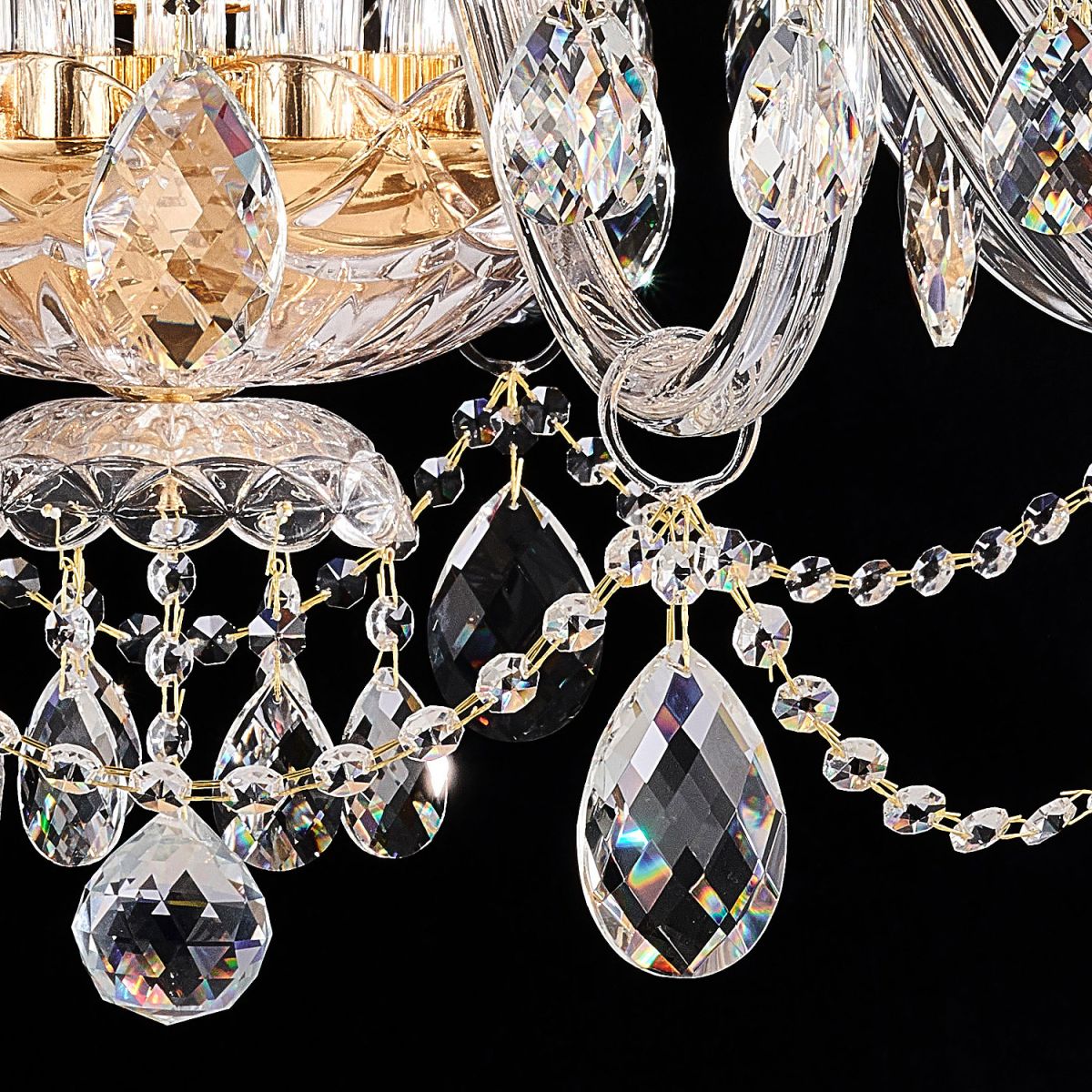 Подвесная люстра ILLUMICO IL2066-10+5PBC-25 ELITE в Санкт-Петербурге