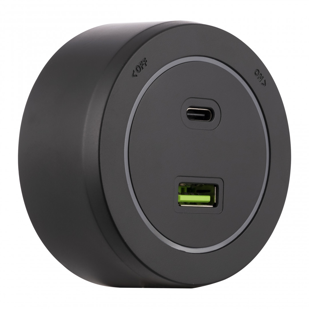 Трековая розетка Arte Milano Am-track-sockets-39 399731TS/USB-Type-C Black в Санкт-Петербурге